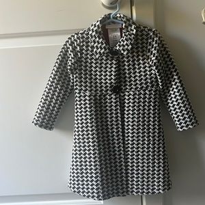 Bonnie baby checkered coat 24Mo